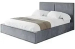 Altdecor Polsterbett, Grau, Textil, 200x200 cm, Schlafzimmer, Betten,...