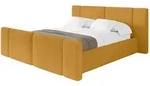 Altdecor Polsterbett, Gelb, Textil, 140x200 cm, Schlafzimmer, Betten, Polsterbetten