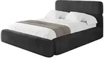 Altdecor Polsterbett, Schwarz, Textil, 180x200 cm, Schlafzimmer, Betten,