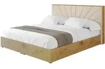 Altdecor Polsterbett, Creme, Textil, 140x200 cm, Schlafzimmer, Betten,...
