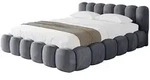 Altdecor Polsterbett, Dunkelgrau, Textil, H3 + H4, 200x200 cm, Schlafzimmer,...