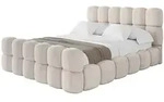 Altdecor Polsterbett, Beige, Textil, H3 + H4, 140x200 cm, Schlafzimmer, Betten,