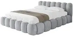 Altdecor Polsterbett, Hellgrau, Textil, 140x200 cm, Schlafzimmer, Betten,