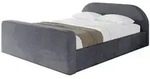 Altdecor Polsterbett, Dunkelgrau, Textil, H3 + H4, 140x200 cm, Schlafzimmer,...