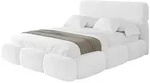 Altdecor Polsterbett, Wei&szlig;, Textil, H3 + H4, 160x200 cm, Schlafzimmer, Betten,