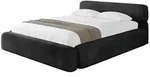 Altdecor Polsterbett, Schwarz, Textil, H3 + H4, 140x200 cm, Schlafzimmer,...