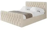 Altdecor Polsterbett, Creme, Textil, 120x200 cm, Schlafzimmer, Betten,...