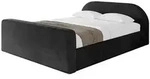 Altdecor Polsterbett, Schwarz, Textil, 200x200 cm, Schlafzimmer, Betten,