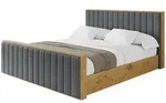 Altdecor Polsterbett, Anthrazit, Textil, 120x200 cm, Schlafzimmer, Betten,