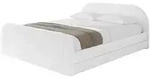 Altdecor Polsterbett, Wei&szlig;, Textil, H3 + H4, 140x200 cm, Schlafzimmer, Betten,