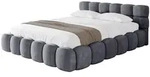 Altdecor Polsterbett, Dunkelgrau, Textil, H3 + H4, 120x200 cm, Schlafzimmer,...