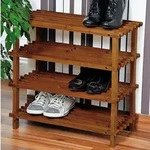 Kesper Hochschuhschrank, Braun, Holz, 54x52x26 cm, Garderobe, Schuhaufbewahrung,