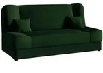 Mirjan24 Schlafsofa, Smaragdgr&uuml;n, Textil, 3-Sitzer, Rechteckig, 195x86x87 cm,