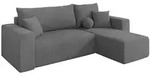 Altdecor Ecksofa, Taupe, Kunststoff, 3-Sitzer, L-Form, 249x139 cm, Wohnzimmer, Sofas