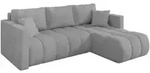 Altdecor Ecksofa, Grau, Kunststoff, 3-Sitzer, L-Form, 226x146 cm, Wohnzimmer,...