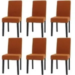 MCW Esszimmerstuhl, Orange, Textil, 42x90x50 cm, Esszimmer, St&uuml;hle,