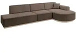 Altdecor Ecksofa, Braun, Textil, 4-Sitzer, 328x171 cm, Wohnzimmer, Sofas &...