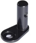 Homcom Anh&auml;ngerkupplung, Schwarz, Metall, 1.7x46x1.7 cm, Baby on Tour, Kinderwagen,