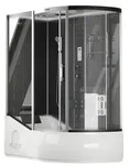 Home Deluxe Duschkabine, Schwarz, Glas, 90 cm, Badezimmer, Baden & Duschen,