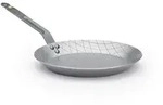De Buyer Pfanne DE Buyer Mineral B, Silber, Metall, rund, hitzebest&auml;ndige Griffe,