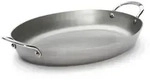 De Buyer Servierpfanne DE Buyer Mineral B, Silber, Metall, oval, 24x36 cm,