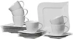 Ritzenhoff Breker Kaffeeservice, Wei&szlig;, Keramik, 18-teilig, 2x2x2 cm, Essen &