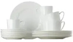 Rosenthal Kaffeeservice Jade White, Wei&szlig;, Keramik, 18-teilig, 200 ml,200 ml,...