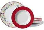 Ritzenhoff Breker Tafelservice, Mehrfarbig, Keramik, 8-teilig, 2x2x2 cm, Essen &