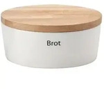 Continenta Brottopf, Wei&szlig;, Keramik, 23x13.5x30 cm, K&uuml;chenzubeh&ouml;r,