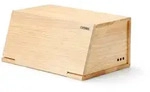 Continenta Brotkasten,, Braun, Holz, 26x18.5x40 cm, K&uuml;chenzubeh&ouml;r, Brotk&auml;sten &