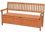 Gardenson Gartenbank, Eukalyptusholz, Holz, Eukalyptusholz, Hartholz, 3-Sitzer, 1