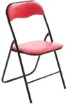 CLP Besucherstuhl, Schwarz, Rot, Metall, 45x78x45 cm, Esszimmer, St&uuml;hle,