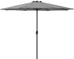 casa.pro Sonnenschirm, Grau, Metall, 300x300 cm, Sonnenschutz & Sichtschutz,