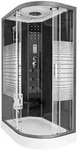 Home Deluxe Duschkabine, Schwarz, Glas, 80 cm, Badezimmer, Baden & Duschen,