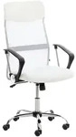 CLP Drehstuhl, Wei&szlig;, Metall, 60x110x53 cm, Arbeitszimmer, B&uuml;rost&uuml;hle, Drehst&uuml;hle