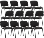 CLP Besucherstuhl, Schwarz, Metall, 53x83x53 cm, Arbeitszimmer, Besucherst&uuml;hle