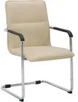 CLP Schwingstuhl, Creme, Metall, 57x92x59 cm, Esszimmer, St&uuml;hle,...
