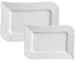 Ritzenhoff Breker Servierplatten, Wei&szlig;, Keramik, 2x2x2 cm, Tischkultur & Servieren,