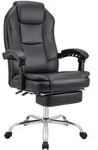 CLP Chefsessel, Schwarz, Metall, 67x114x64 cm, Arbeitszimmer, B&uuml;rost&uuml;hle,
