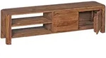 Mid.you Lowboard, Sheesham, Holz, Sheesham, massiv, 1 F&auml;cher, 1 Schublade(n)