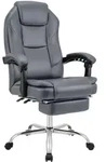 CLP Chefsessel, Grau, Metall, 67x114x64 cm, Arbeitszimmer, B&uuml;rost&uuml;hle,...