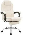 CLP Chefsessel, Creme, Metall, 67x114x64 cm, Arbeitszimmer, B&uuml;rost&uuml;hle, Chefsessel