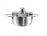 Kopf Bratentopf, Silber, Metall, Rund, Skalierung, Kochen, T&ouml;pfe, Kocht&ouml;pfe