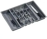 Kesper Besteck-Organizer, Anthrazit, Kunststoff, 38x6.5x50 cm, K&uuml;chenzubeh&ouml;r,