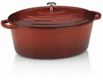 Kela Br&auml;ter Calido, Rot, Beige, Metall, 9.3 L, rund, 29x15x36 cm, Deckel
