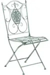 CLP Gartenklappstuhl, Gr&uuml;n, Metall, 42x91x49 cm, Gartenm&ouml;bel, Gartenst&uuml;hle,
