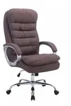 CLP Chefsessel, Braun, Metall, 68x116x77 cm, Arbeitszimmer, B&uuml;rost&uuml;hle, Chefsessel