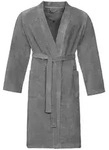 Vossen Bademantel Dallas USM NOS Vossen Konfektion, Grau, Textil, Uni, Gr. XL, ISO