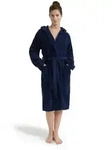 Moeve Bademantel Superwuschel, Dunkelblau, Textil, Uni, Gr. S, Oeko-Tex&reg; Standard