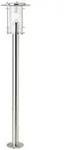 Brilliant Aussenstandleuchte, Edelstahl, Metall, 20x100x20 cm, Lampen & Leuchten,